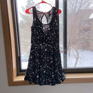 Hot Topic Fit&Flare Chemistry Print Mini Dress!